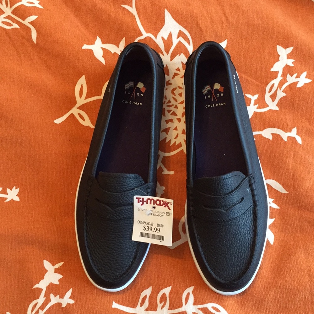 Cold Haan black loafers